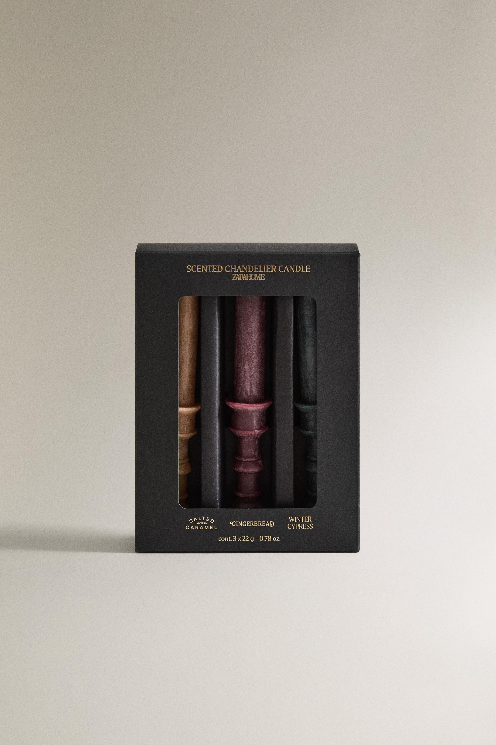 SET OF SCENTED CANDLESTICK CANDLES (SET OF 3)